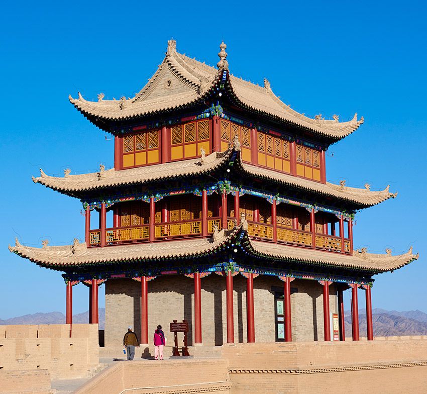 Fuerte de Jiayuguan, China