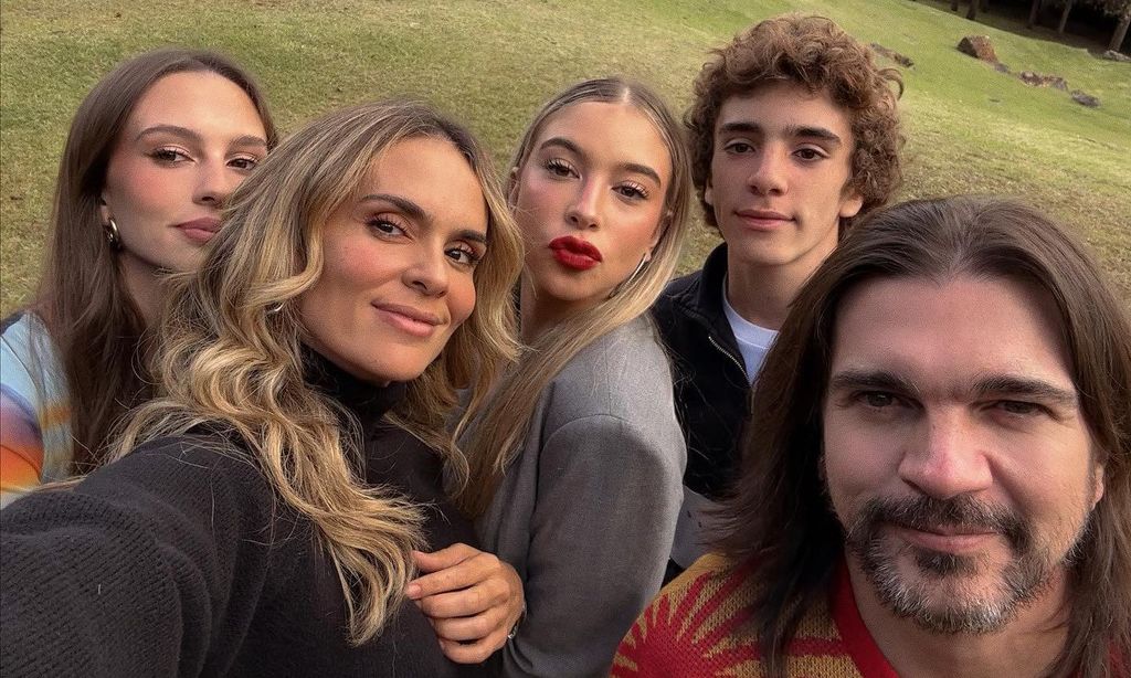 Juanes y su familia