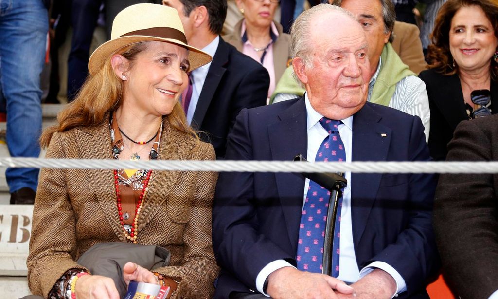 Infanta Elena y rey juan carlos