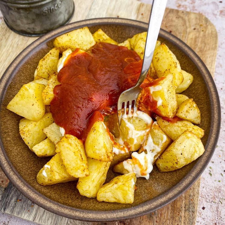 Patatas bravas con airfyer