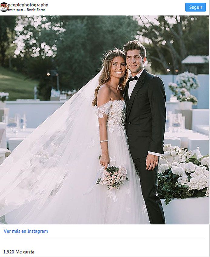 Boda Sergi Roberto y Coral Simanovich en Israel