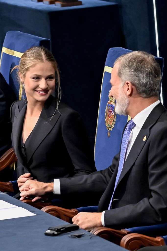 Felipe VI y la princesa Leonor