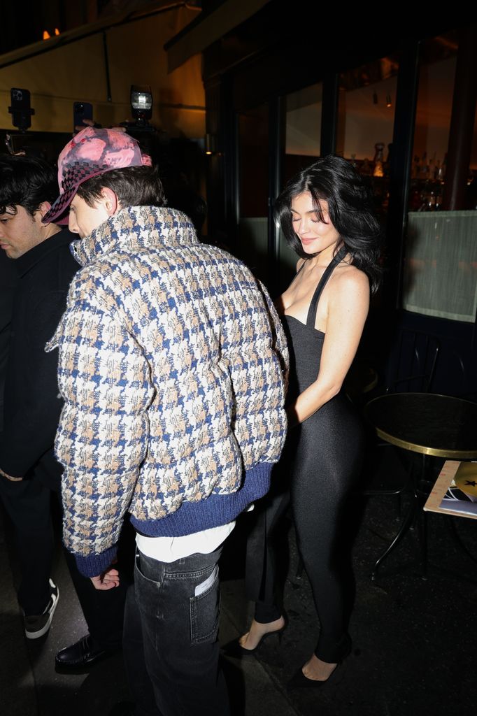 Kylie Jenner y Timothée Chalamet en París