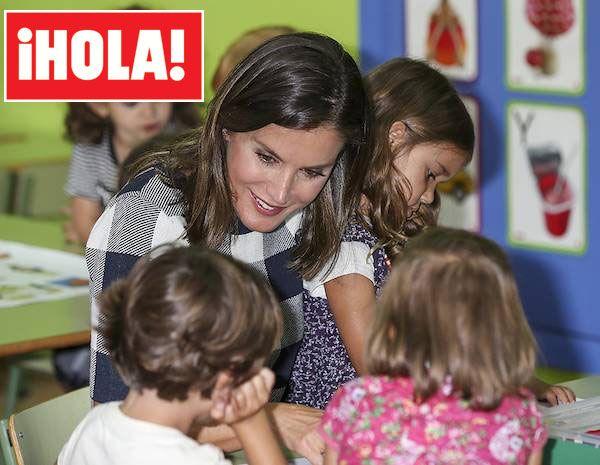 Doña Letizia en la apertura del curso escolar 2018-2019