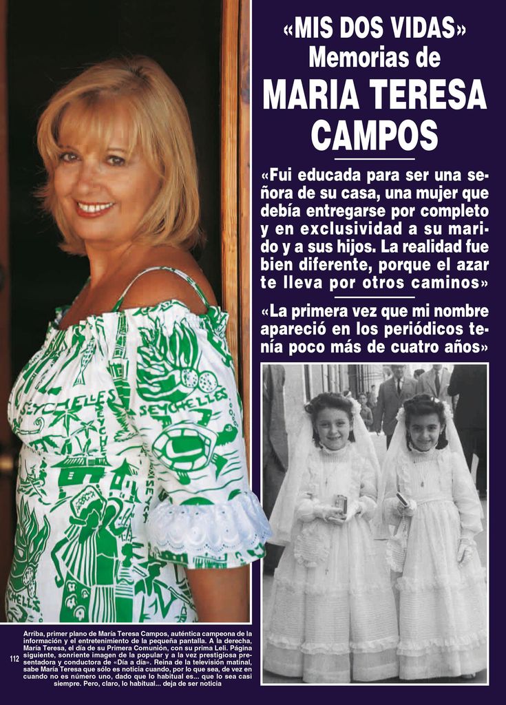 María Teresa Campos memorias