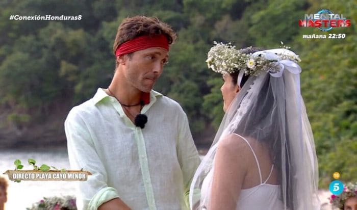 La boda de Ángel Cristo en 'Supervivientes'