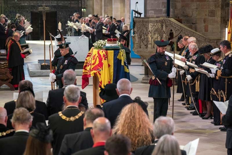 Funeral de Isabel II en Escocia 