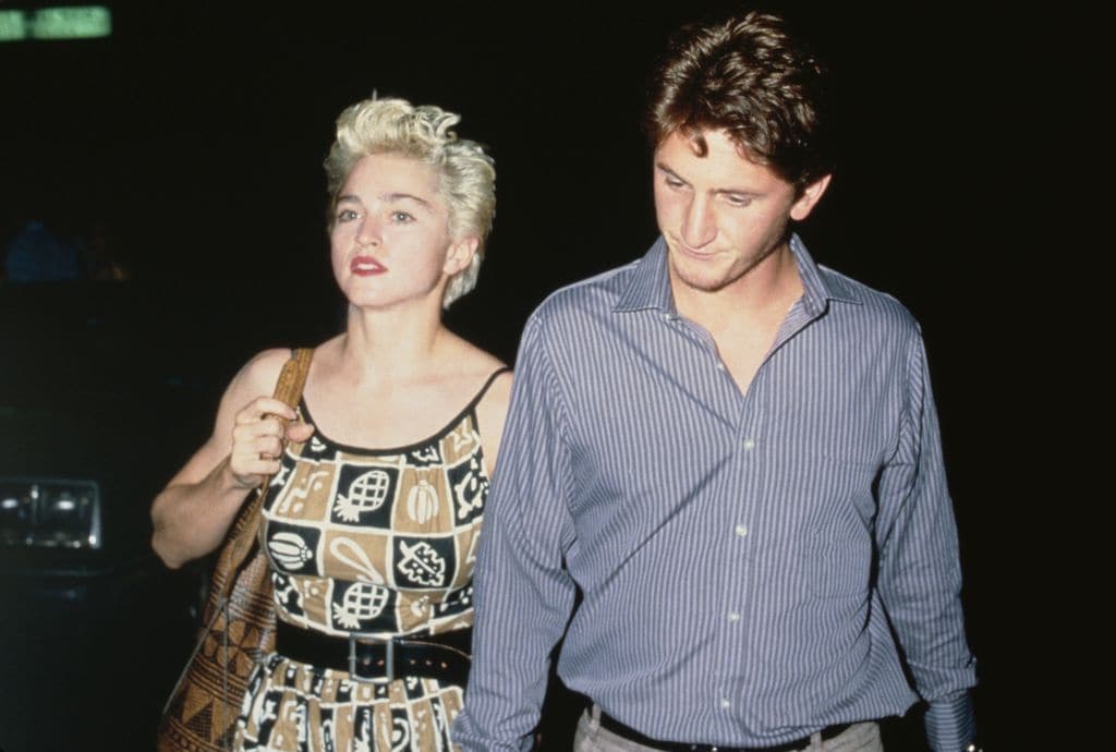 Madonna con Sean Penn