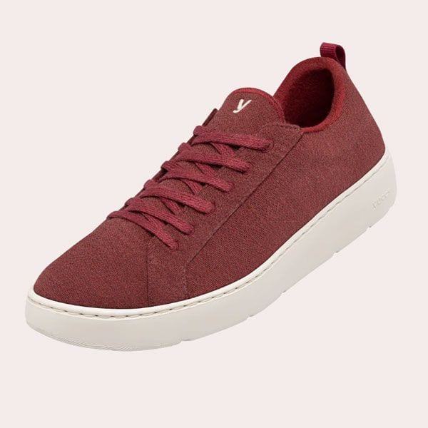 zapatillas casual burdeos