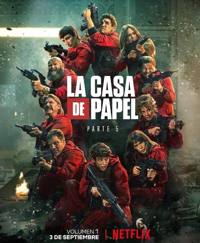 Portada de la última temporada de 'La casa de papel'