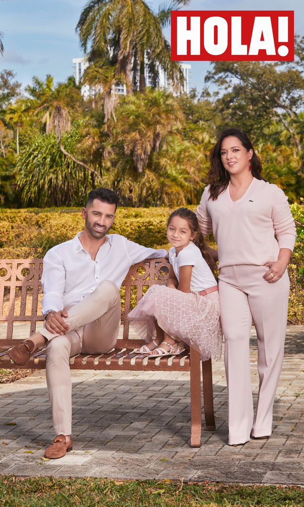 Adamari, Toni y la pequeña Alaïa