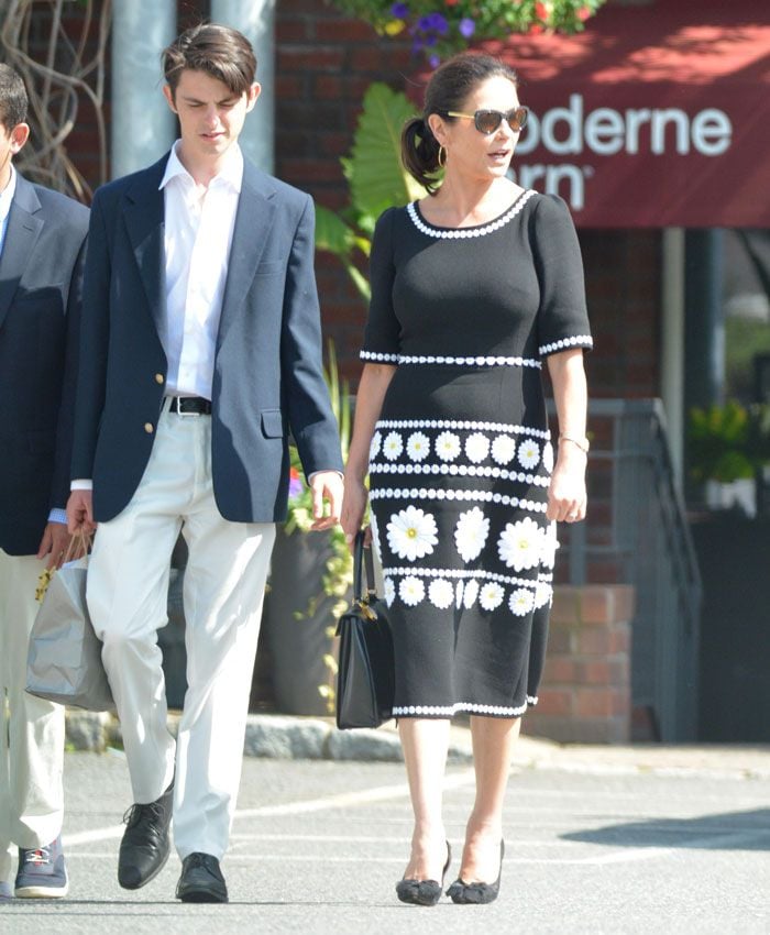 Catherine Zeta-Jones y su hijo Dylan