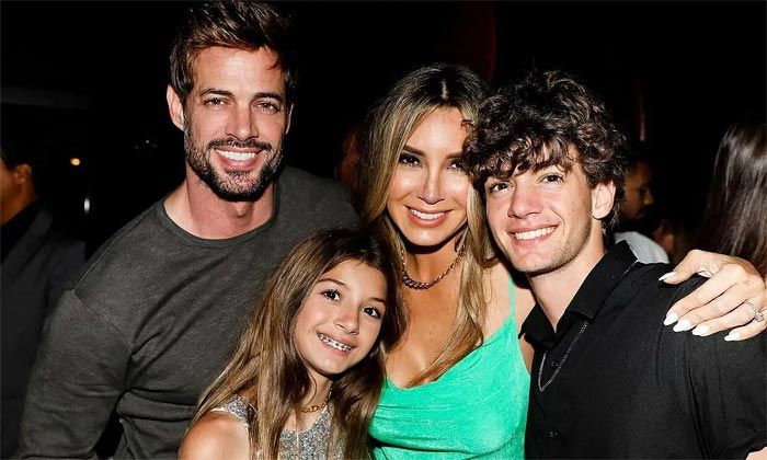 William Levy y Elizabeth Gutiérrez con sus hijos