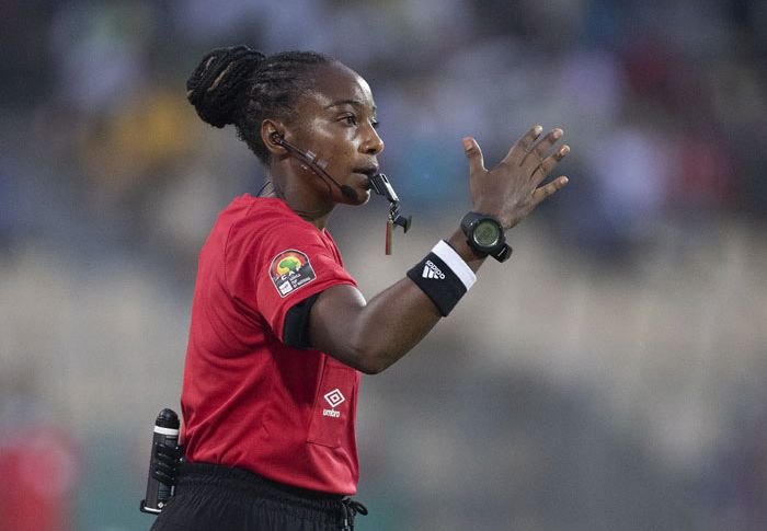 Salima Mukansanga, árbitra del Mundial de Qatar