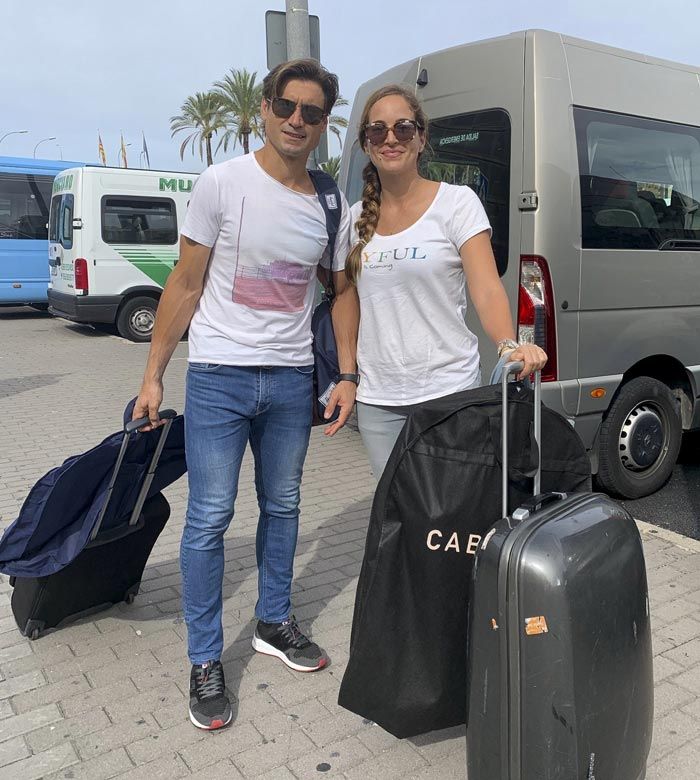 David Ferrer y Marta Tornel