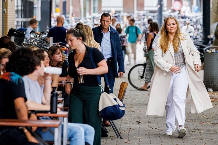 Amalia de Países Bajos: imágenes de su primer día de universidad