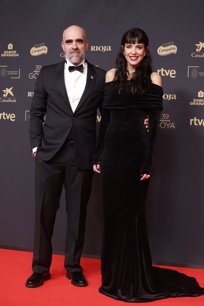 Luis Tosar en la alfombra roja de los premios Goya 2025