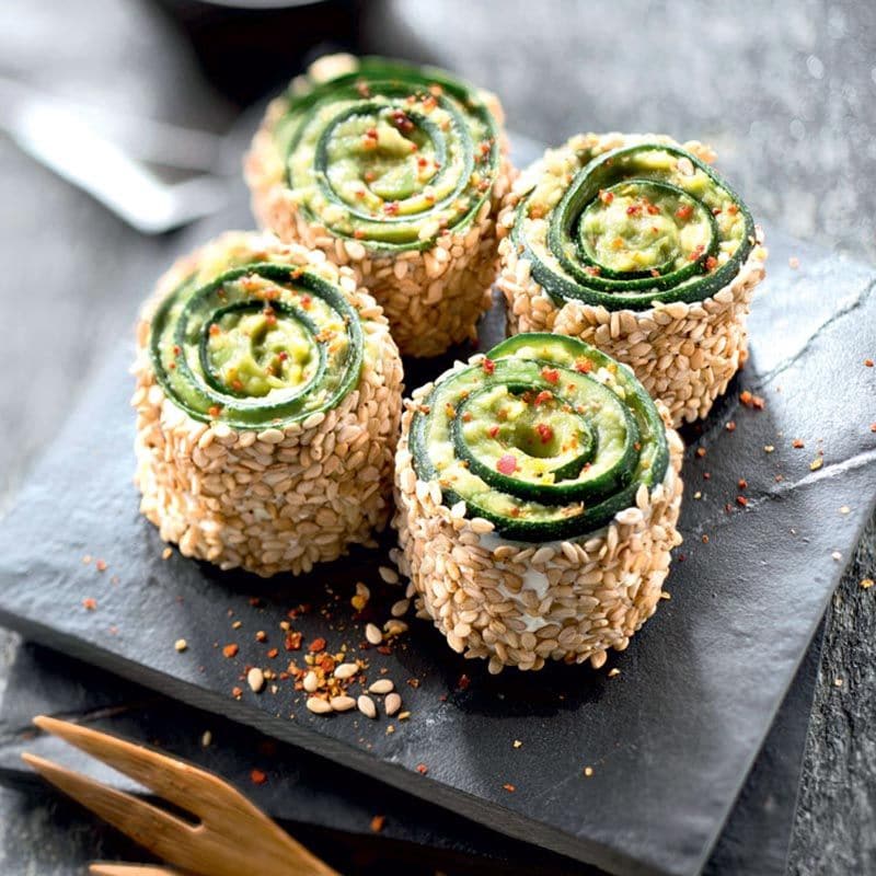 receta eurovision makis aguacate calabacin