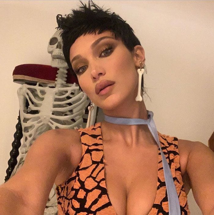 bella hadid pelo corto