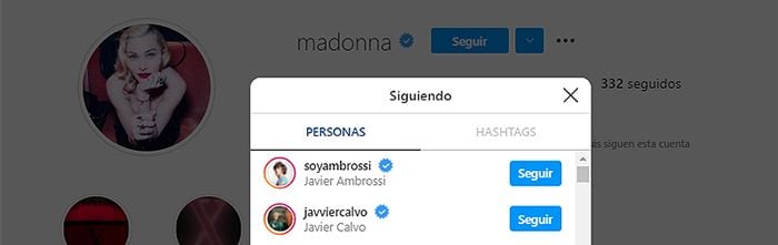 Madonna sigue a los Javis