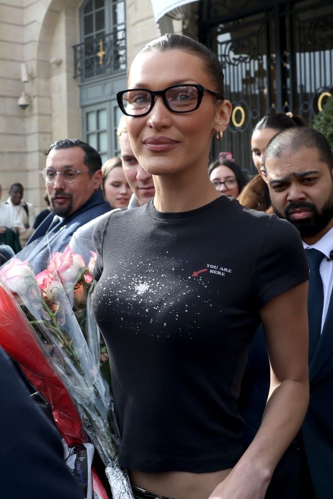 Bella Hadid en Paris Fashion Week