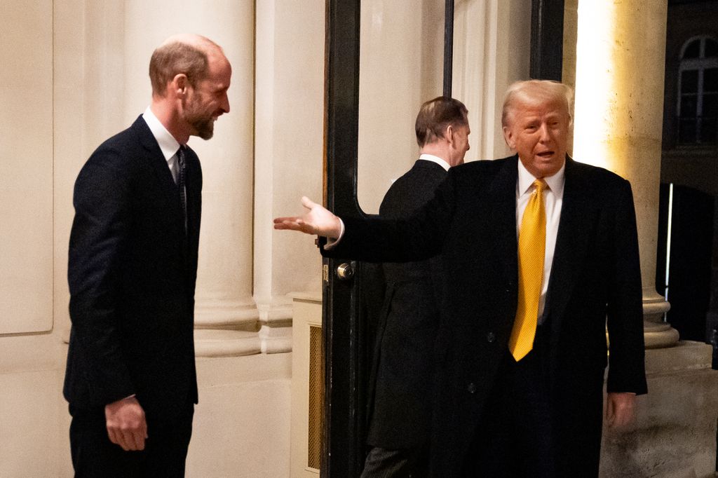 Donald Trump y el príncipe William mantuvieron un cordial encuentro en París