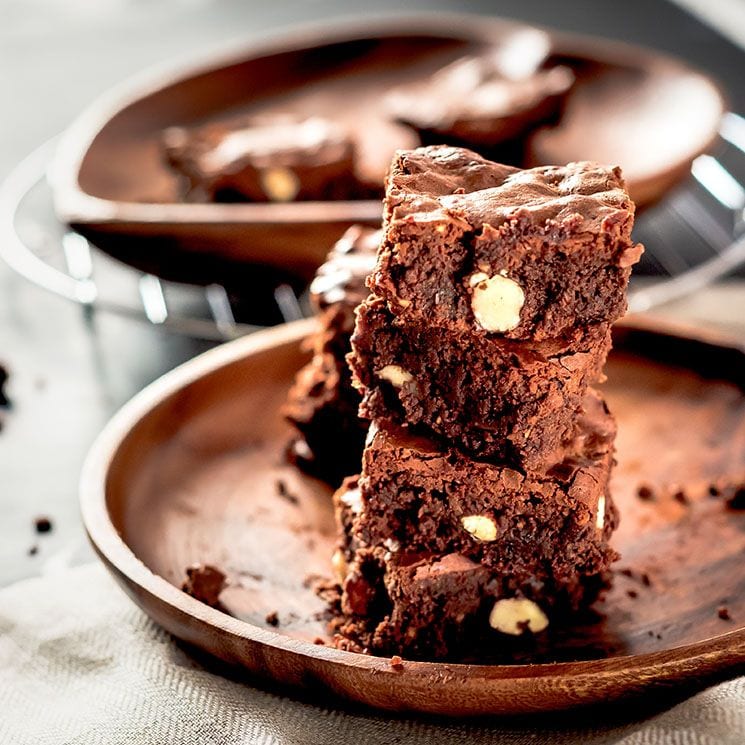 recetas brownie cafe nueces