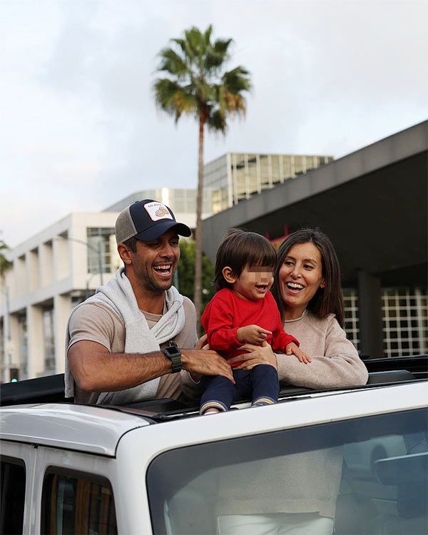 Ana Boyer y Fernando Verdasco con su hijo