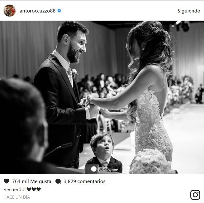 Leo Messi y Antonela Roccuzzo