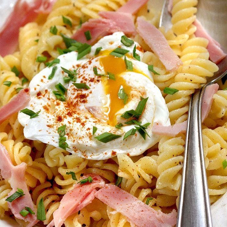 pasta jamon huevo age