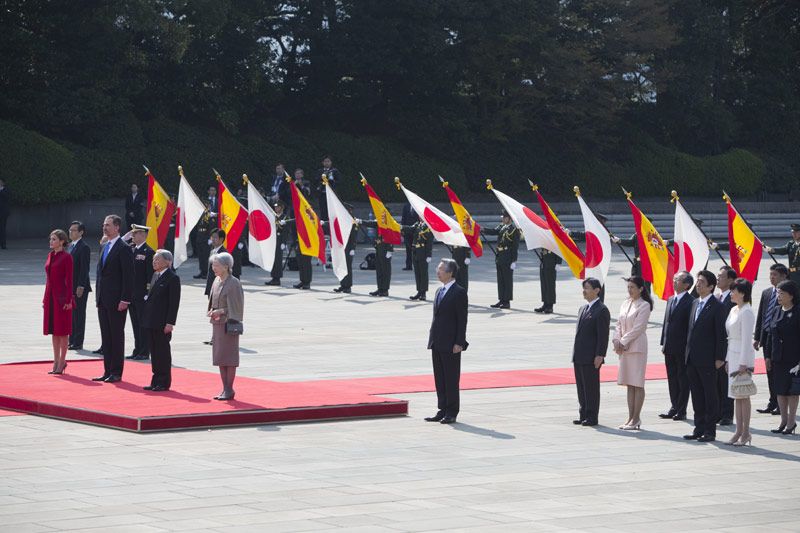 Reyes Felipe y Letizia en Japón