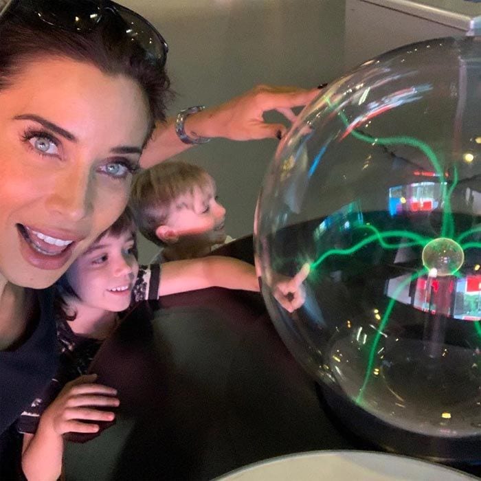 Pilar Rubio y sus hijos