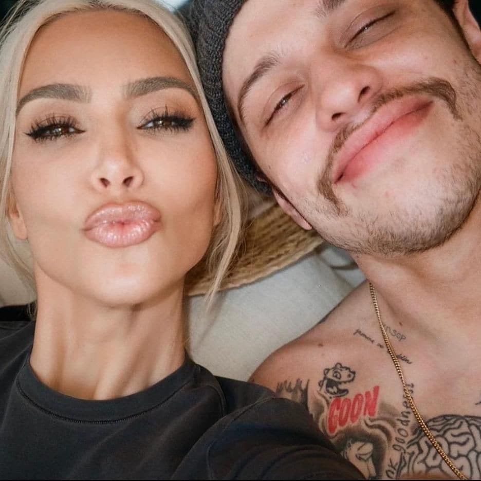 Kim Kardashian and Pete Davidson