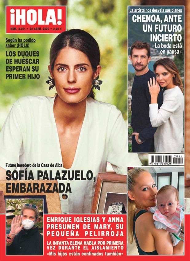 Chenoa y Miguel Sánchez Encinas, en la portada de ¡HOLA!