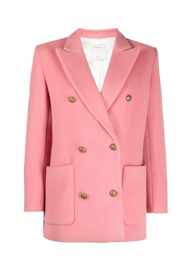 vestido blazer rosa