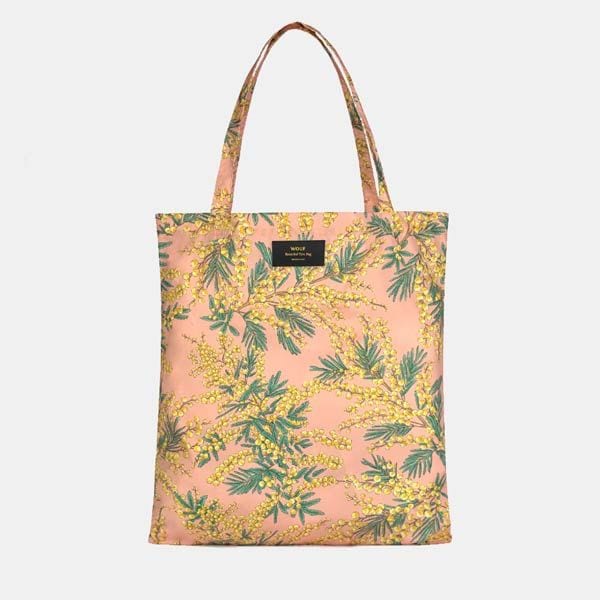 bolsa tela flores