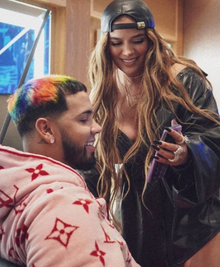 Anuel AA y Karol G 