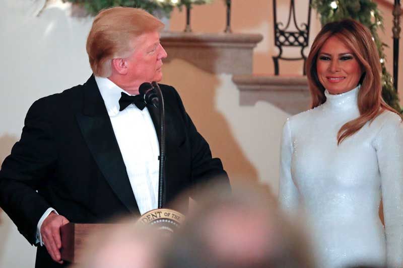 Melania y Donald Trump