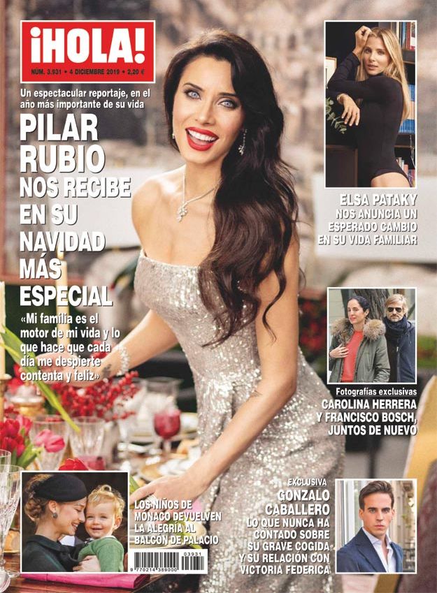 Pilar Rubio en ¡HOLA!