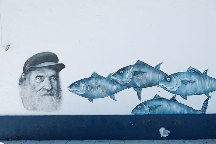 Murales pintados en Chiclana de la Frontera, Cádiz