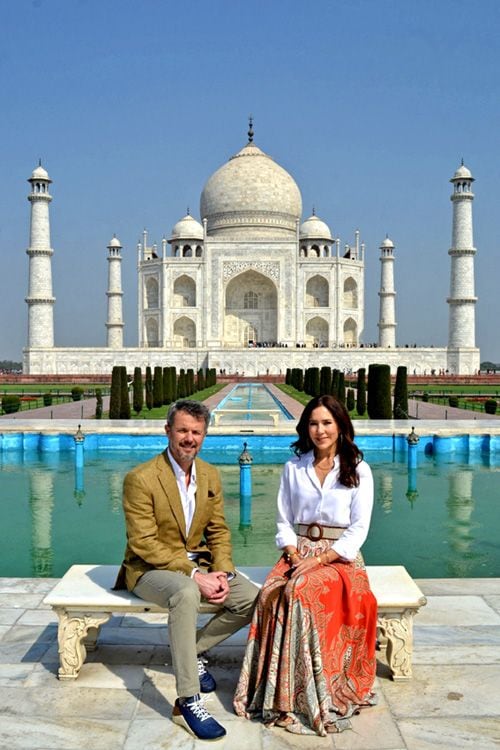 Federico y Mary de Dinamarca en la India