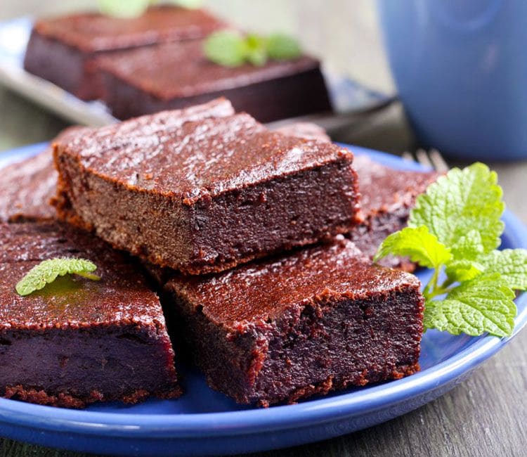 Brownie vegano de calabaza