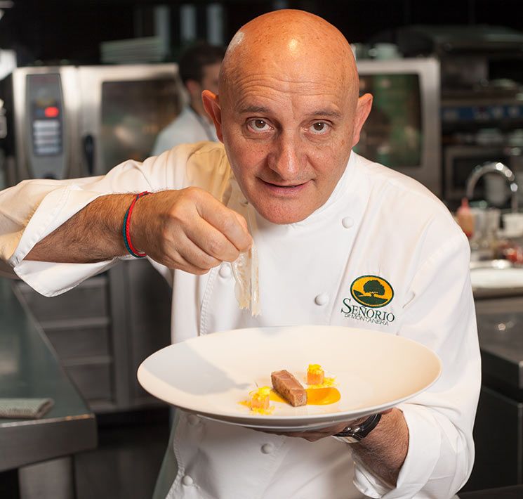 Chef Toño Pérez, del hotel y restaurante Relais & Châteaux