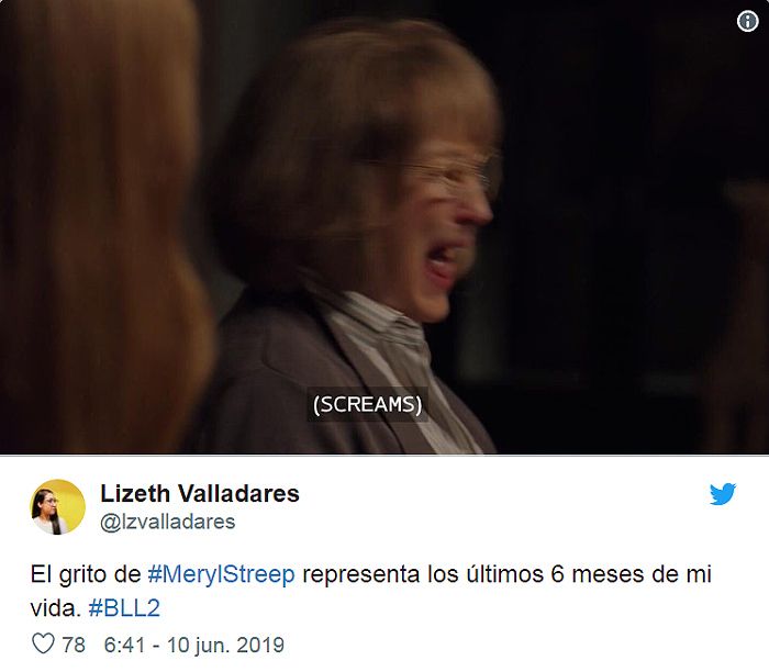 Meryl Streep se convierte en la protagonista de los 'memes' con su estreno en 'Big Little Lies'