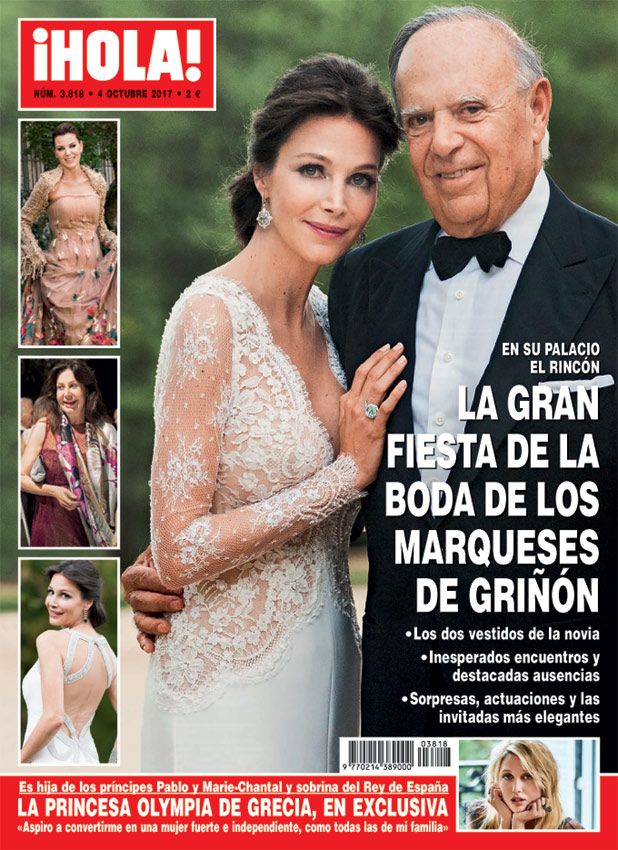 Portada revista ¡HOLA! con la boda de los marqueses de Griñón