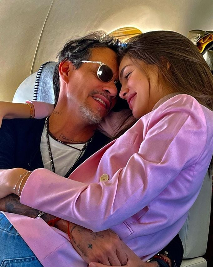 Marc Anthony y Nadia Ferreira van a ser padres