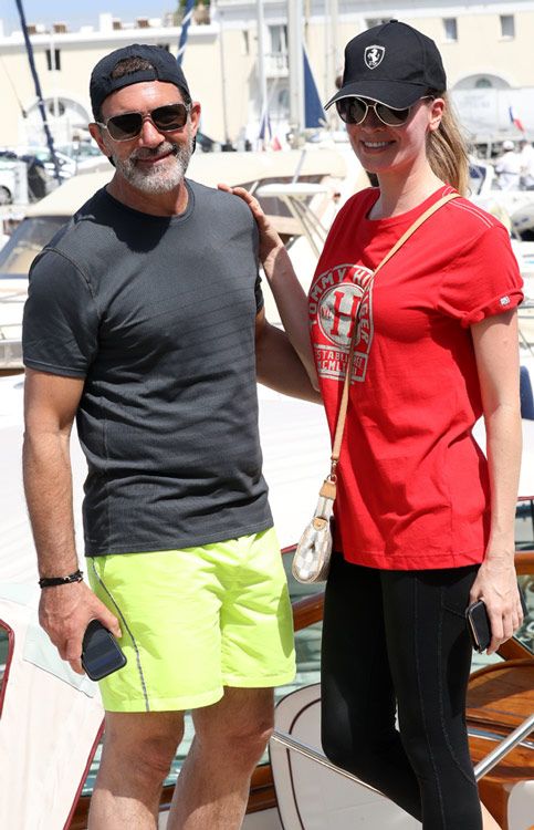 Antonio Banderas y Nicole Kimpel, descanso en la Costa Azul antes de poner rumbo a Miami