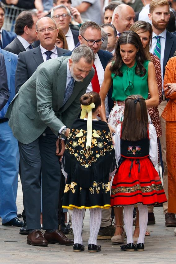 Felipe VI y su esposa