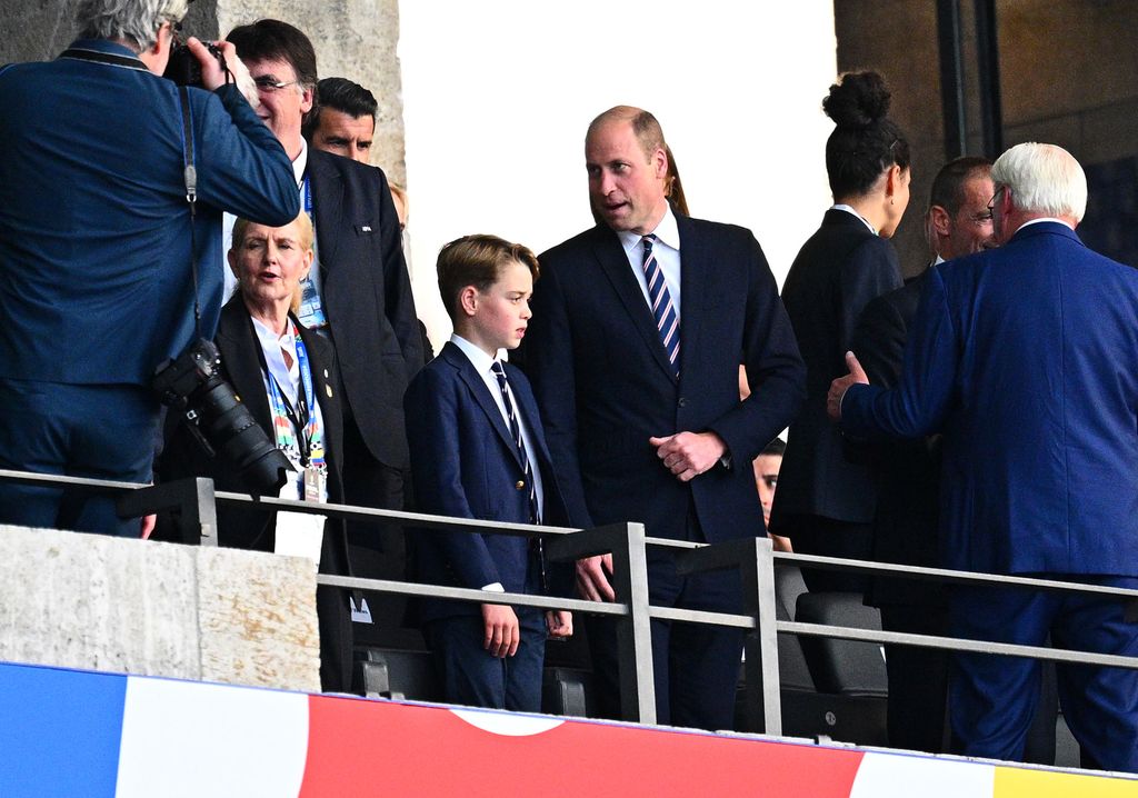 Príncipe Guillermo y príncipe George. Final Eurocopa 2024