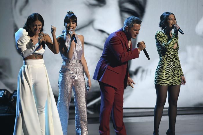 Aitana Ocaña y Alejandro Sanz